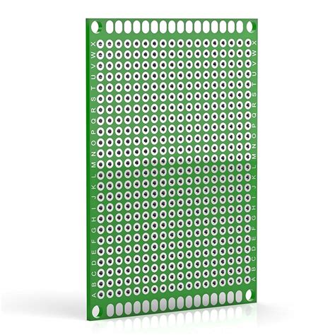 REES52 5pcs 5 x 7cm Universal Green Double Sided Protoboard Prototyping ...