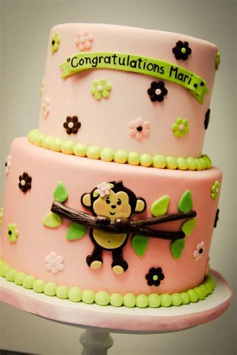 baby shower monkey cupcakes