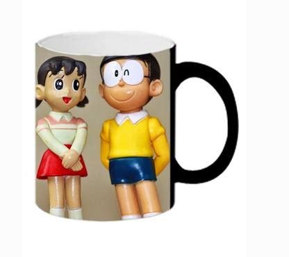 ARTBUG Nobita Shizuka Love Cartoon Magic Color Changing -3162 Ceramic ...