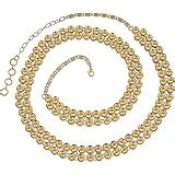 Buy Peora Traditional Antique Gold Waist Belt Kamarband Kamarpatta ...