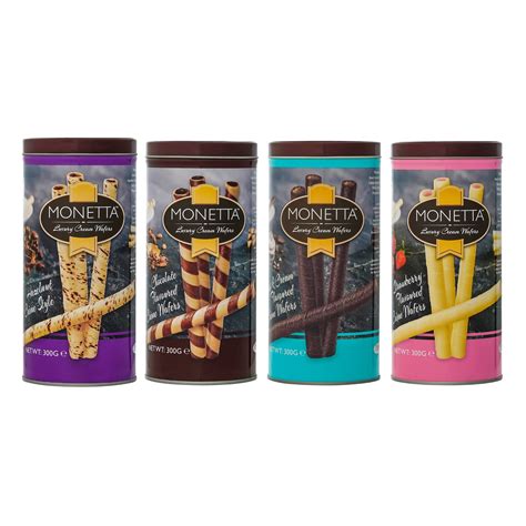 Buy Strawberry Wafer Sticks Online - Monetta Cookies - Best Price | Sunbeam