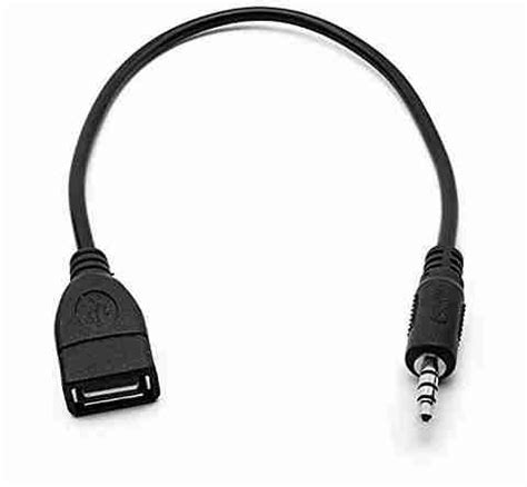 Wifton AUX Cable 1 m 3.5mm Male AUX Audio Plug Jack to USB 2.0 Female ...