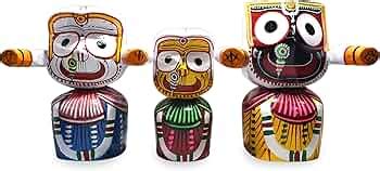 NIGAMASUDHA- Odisha Handicraft Lord Jagannath; Balaram and Subhadra ...