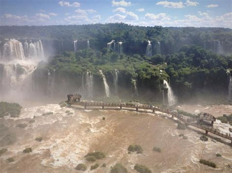 Buy Wallmonkeys Walk Way Close to Iguazu Falls on Side of Brazil Wall ...