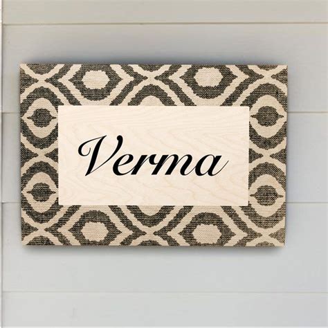 Pattern Name Plate – ChitraChaya
