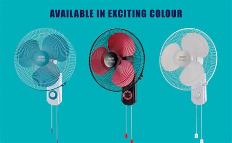 Buy USHA Maxx Air Ultra Wall Fan | 400MM Sweep Size | 1350_RPM ...