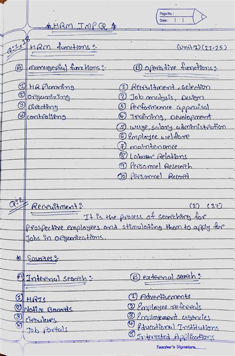 HRM IMP Questions - Human resources management - Basics of ...