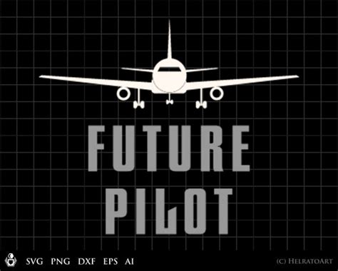 Pilot SVG Airplane Svg Future Pilot Svg Ambition Dream - Etsy India