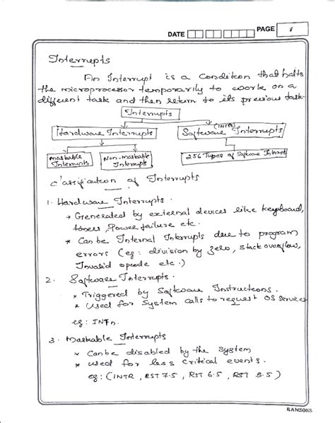 Interrupts - Notes about interrupt in the subject of micro processor ...