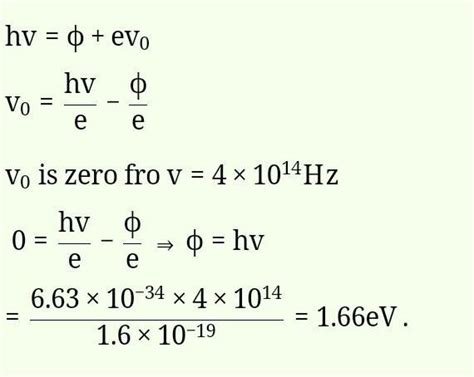 what will be the work function when stopping potential is 100V ...