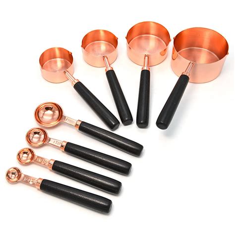 Buy HASTHIP® 8pcs Measuring Cup and Spoons Set, Stainless Steel ...
