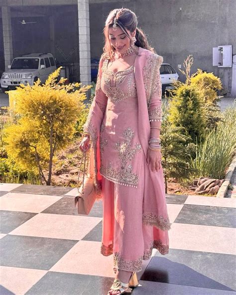 Stunning Heavy Pink Color Sharara Suit – NEW UPGRAD