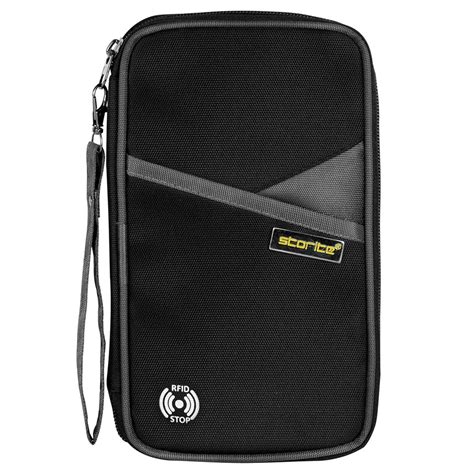 Storite Nylon RFID Passport Holder for Family Passport Case Protection