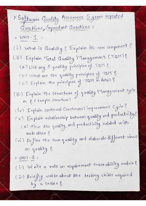 SQA previous 5 years questions ~ Ashfaq🔥 - Software Quality Assurance 5 ...