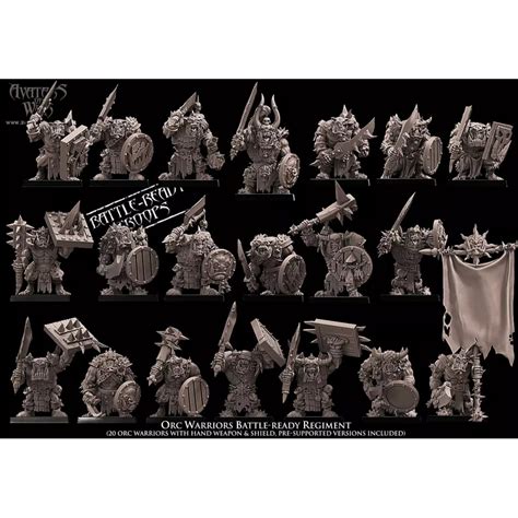 Buy Avatars Of War - Orc Warriors Regiment - La boite à rabiots ...