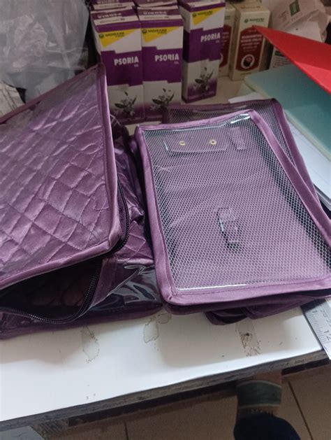 atorakushon Satin Makeup Pouches Cosmetic Necklace Earrings Vanity ...