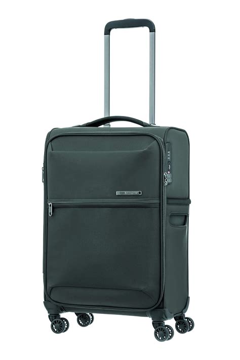 Samsonite 72h DLX Nylon 55 cms Platin Grey Softsided Cabin Luggage (72H ...