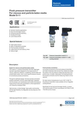 Level Transmitters - Wika Pressure Transmitter Manufacturer from Pune