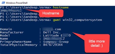 Get Computer name using PowerShell | Sandeep Verma