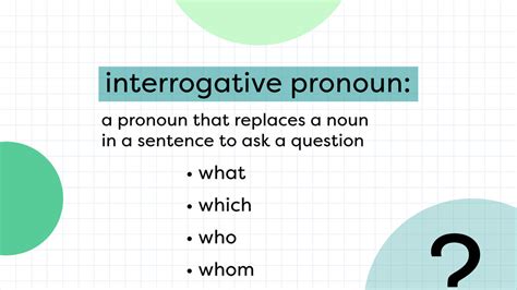 Image result for Interrogative Pronouns Examples
