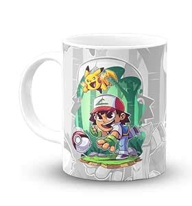 Buy The Desi Monk Baby Ash Printed White Mug with Print | Cartoon and ...