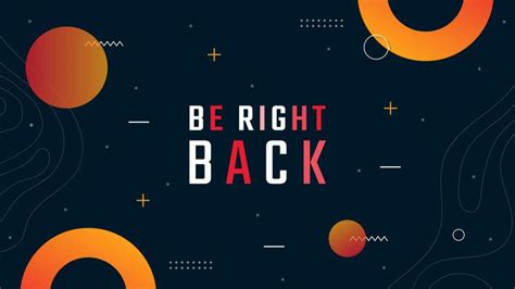 Image result for Be Right Back Screen Designs