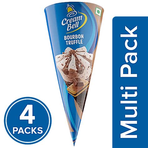 Buy Cream Bell Cone Ice Cream - Bourbon Truffler, Rich & Creamy Online ...