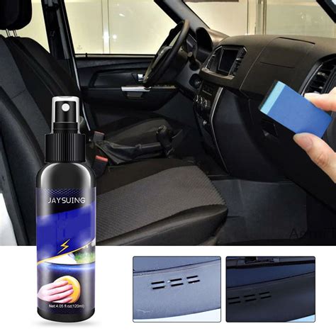 Teissuly Car Interior Restoring Wax Car Interior Repair Spray Interior Panel Wax Instrument ...
