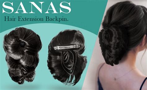 Sanas Hair Extensions 1PC Synthetic Hair Extensions Hair Buns For Women ...