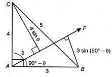In a right angle Δ ABC, text angle A=90° and sides a, b, c are ...
