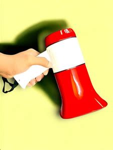 Ziddjeet A415Handheld Megaphone with LED Light USB & TF Card Support ...