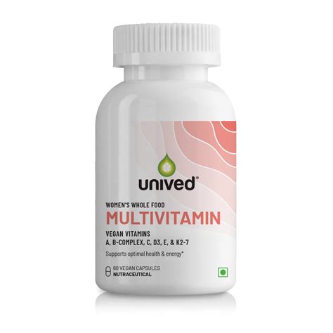 Women's Whole Food Multivitamin — 13 Vitamins, 100% RDA, Vegan | Unived