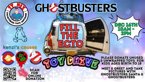 St. Nix and Colorado Ghostbusters Fill The Ecto Toy Drive, St. Nix ...