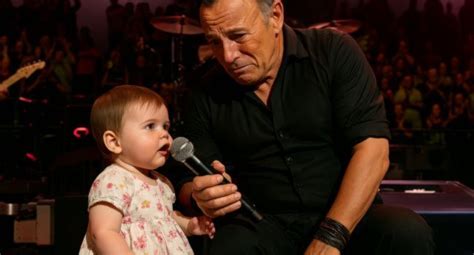 Image result for Bruce Springsteen Holding Baby