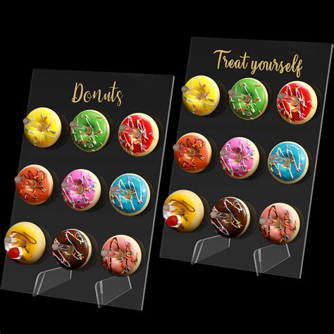 Honeydak 2 Pack Donut Stand Donut Display Wall Stand Dessert ...