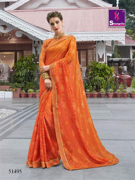 Shangrila Presents Fancy Panghat Brasso Weaving Pattern Saree Collection