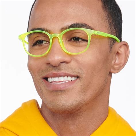 Buy Yellow Transparent Silver Full Rim Round OJOS OJOS OJ E15439-C4 ...