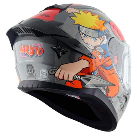 AXOR Saber Naruto Gloss Black Orange Helmet– Moto Central