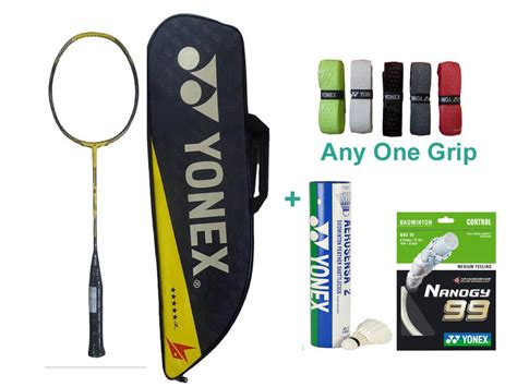 Buy Yonex Voltric Force 2 Lin Dan With Badminton Grip and Racquet ...