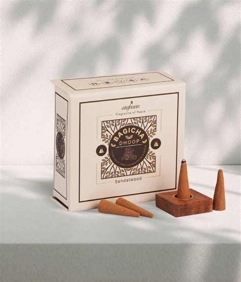 Bagicha, Sandalwood Dhoop Cones – 100% Charcoal-Free | Free- Wooden St ...
