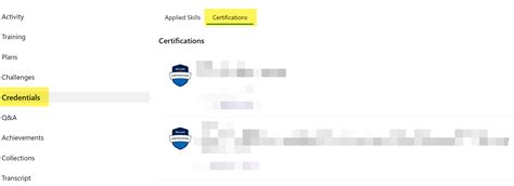 Where can I see if I have completed any certification - Microsoft Q&A
