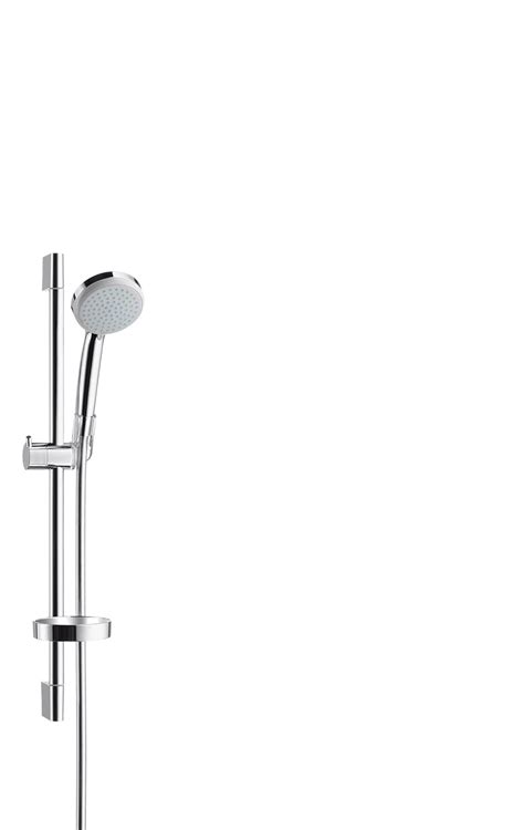 hansgrohe Croma 100 Vario hand shower / Unica'C wall bar 0.65 m set ...