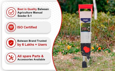 BALWAAN Krishi Agricultural Manual Seeder | Single Barrel Agricultural ...