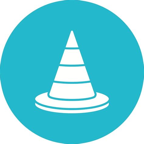 Road cone vector illustration style | Premium Vector