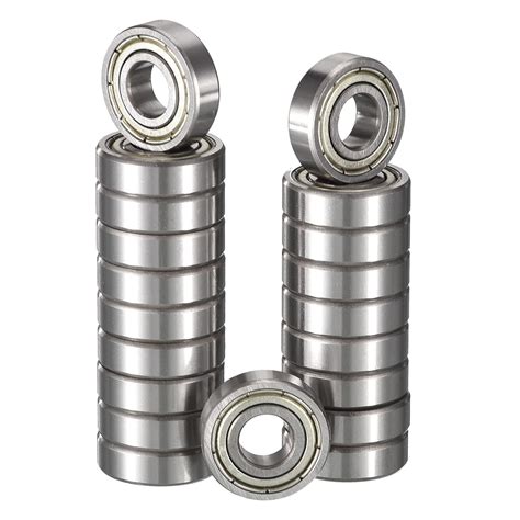 HiPicco 696ZZ Deep Groove Ball Bearings, ID 6mm x OD 15mm x Width 5mm ...