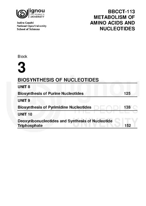 Biosynthesis of Nucleotides: Block 3 - Purine & Pyrimidine Pathways ...