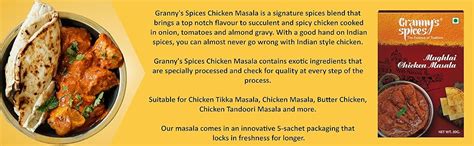 Granny's Spices Chicken Masala 50 gm (Pack of 2) : Amazon.in: Grocery ...