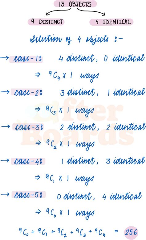 IPMAT Indore - Out of 13 objects, 4 are indistinguishable and the rest ...