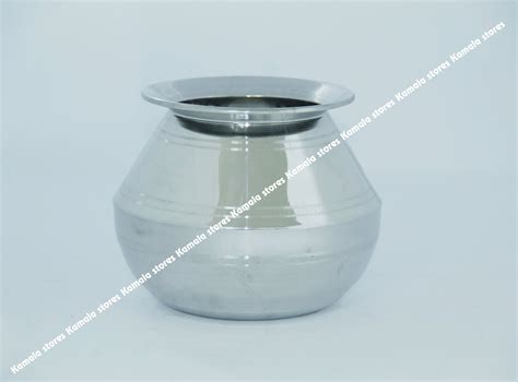 Stainless Steel Deksha With Lid (Rice Vessel) – Kamala Stores