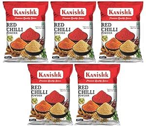 KANISHK RED Chilli powder 200gm 5 pkd : Amazon.in: Grocery & Gourmet Foods